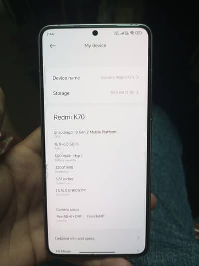 Xiaomi Redmi K70