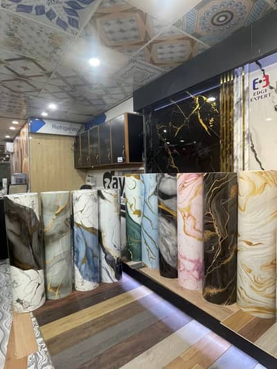 Marble flexible sheet-Pvc media wall-Wallpanel-Laminated floor-Blinds