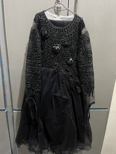Black net frok for sale