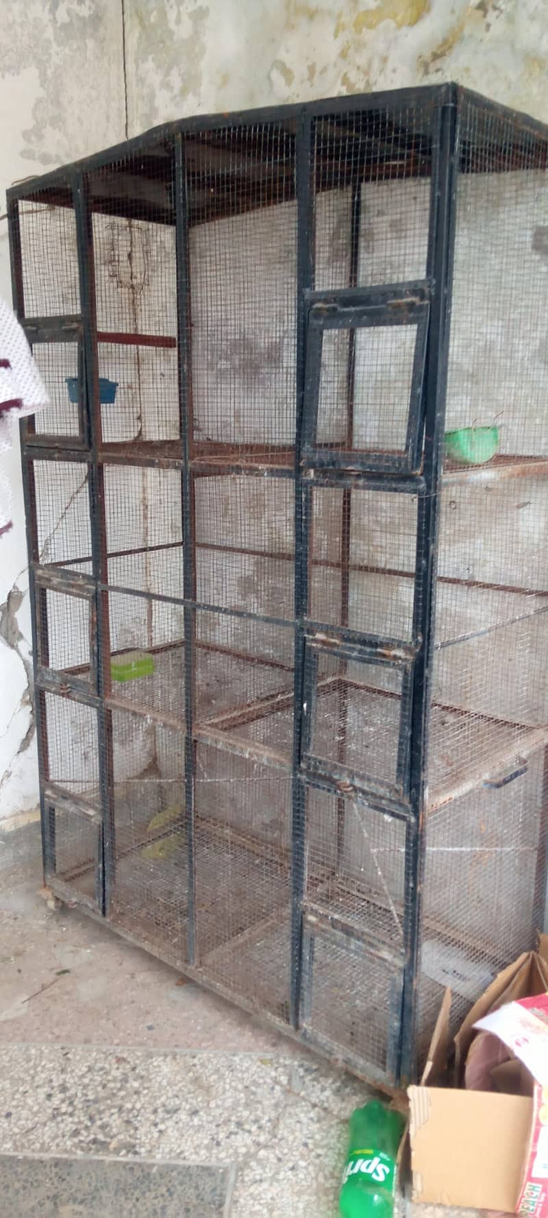 بڑا برڈ بریڈنگ کیج / آئرن برڈ کیج فروخت کے لیے 0