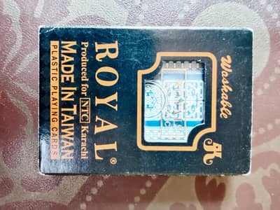 plastic playing cards