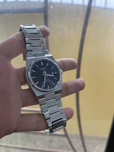Tissot PRX Powermatic 80 Watch – Blue Dial, Stainless Steel Bracelet