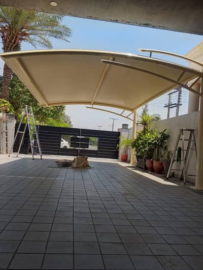TENSILE SHADE, SHADE, CAR PARKING SHADE, PARKING SHADE, PREMIUM SHADE
