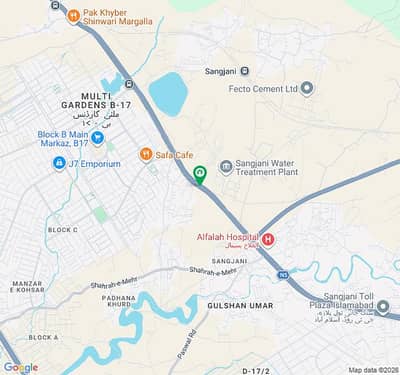 Faisal Hills Block B 40*80 Plot Ideal Location On 50 ft Road