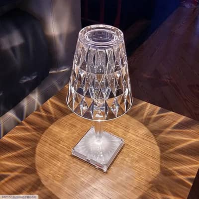 Rechargeable crystal table Lamp multi colour 0238039516 home delivery
