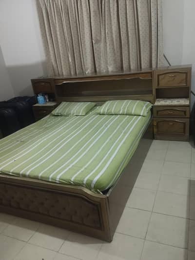 Bedroom set with mattress