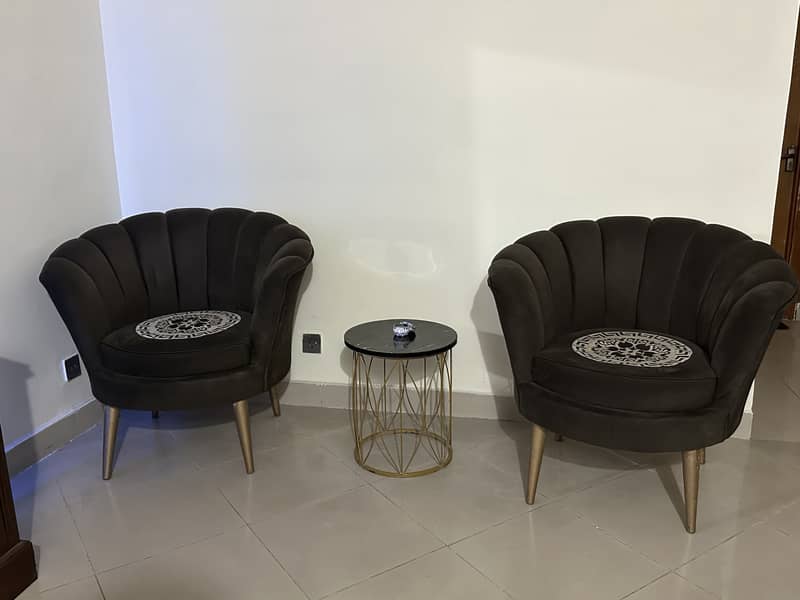 Sofa chairs with table 2