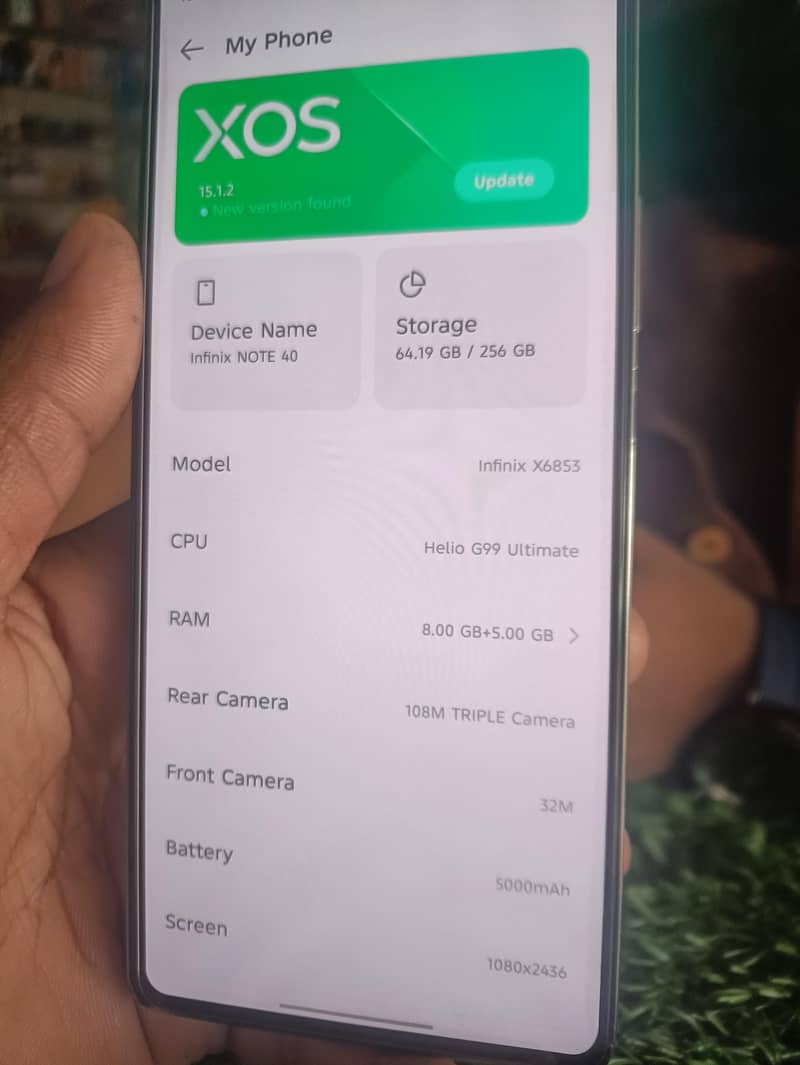 Infinix Note 40 7
