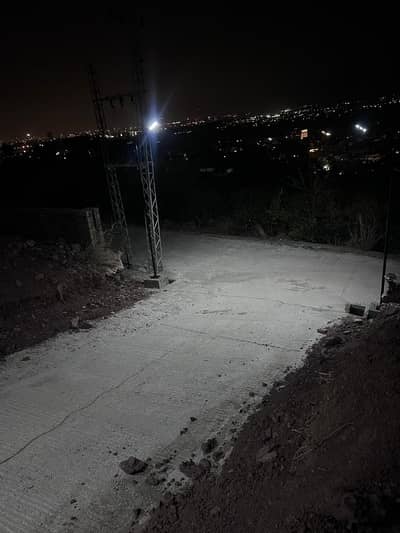 145 Marla 3 Side Corner Hill View Top Farm House Plot For Sale