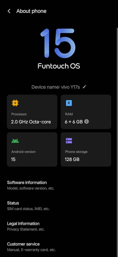 Vivo Y17s