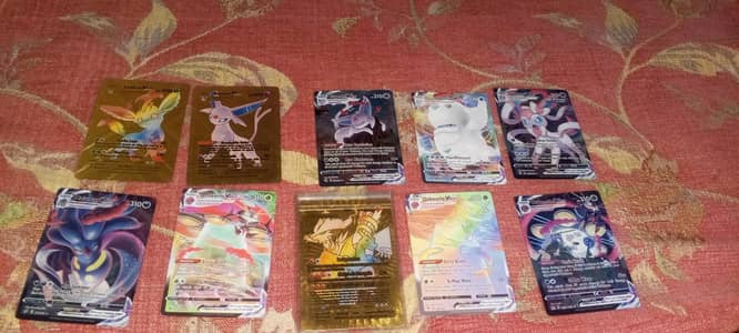 very very rare card  Charizard GX rainbow Espeon VMAX rarest Sylveonvm