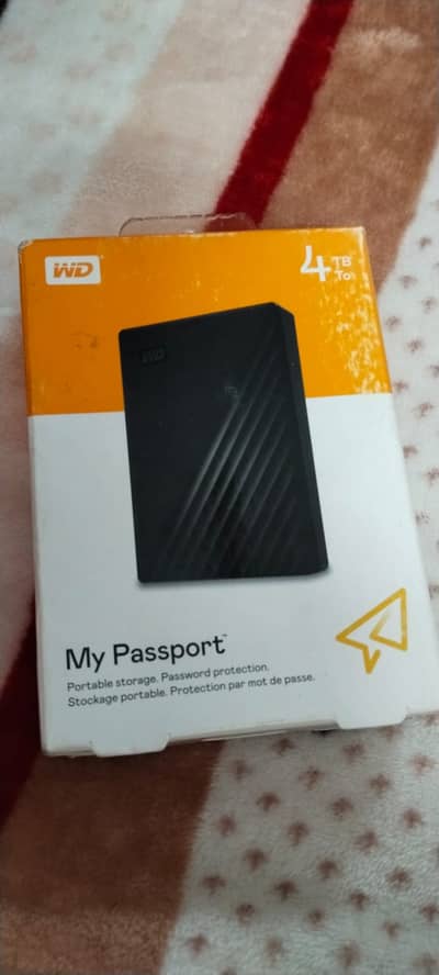 Brand New WD My Passport 4TB Portable Hard Drive