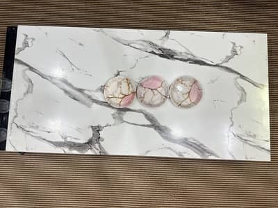 Arabic Dastarkhuwan wood and steel and glass sapece