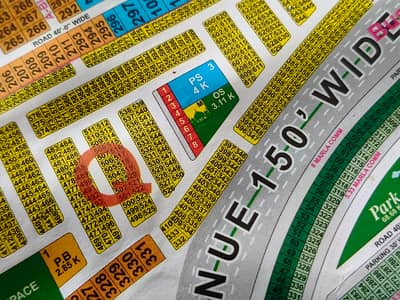 ALL DUES CLEAR 5 MARLA PLOT FOR SALE LDA CITY LAHORE JINNAH SECTOR