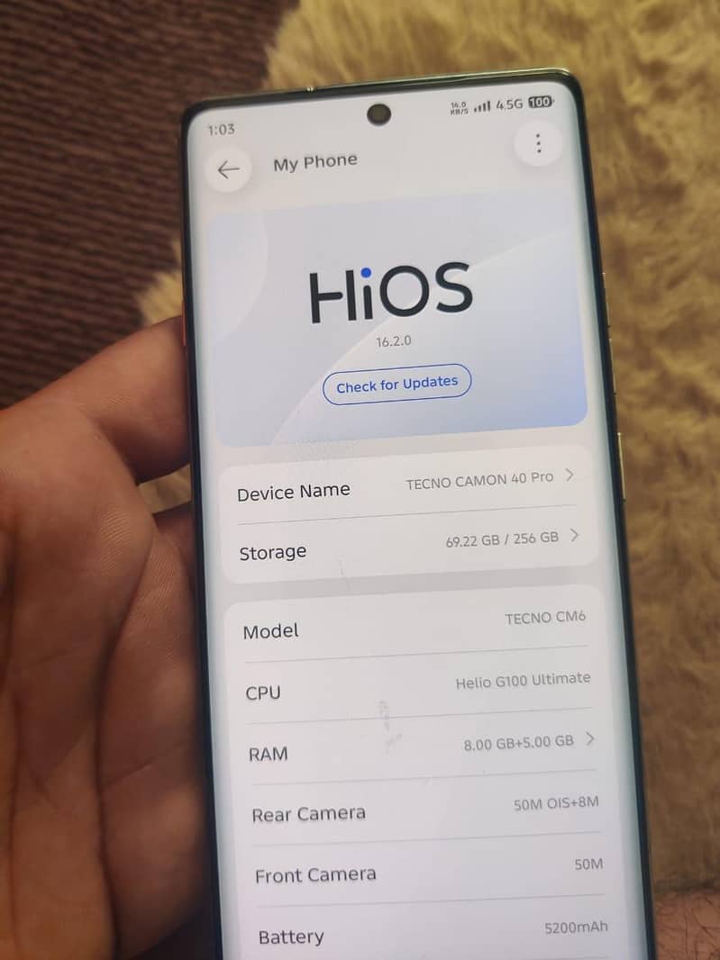 Tecno CAMON 40 Pro 6