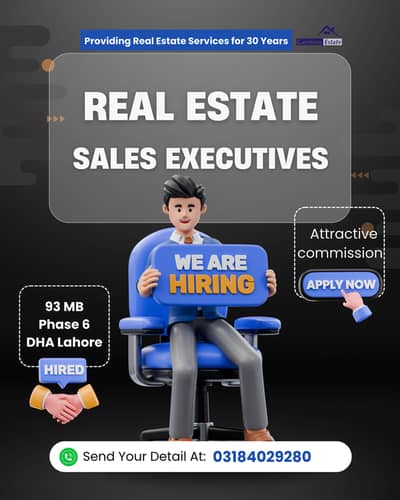 Real Estate Agents Required Experienced and freshers both