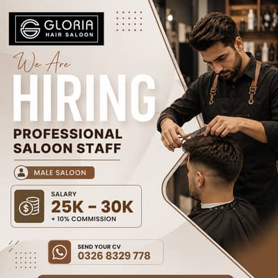 Hiring Professional Male Salon Staff