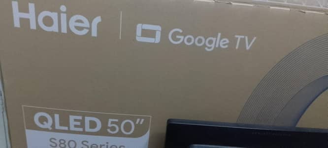 haier Q LED 50" brand new condi condi 2 month used