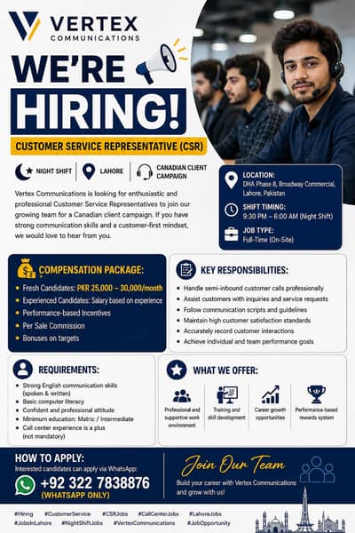 Customer Service Representative