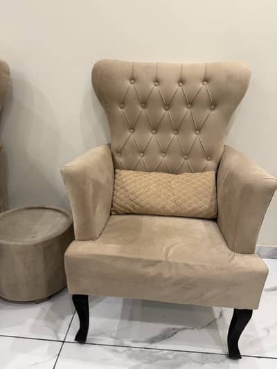 One seater sofa set, total 2 pieces