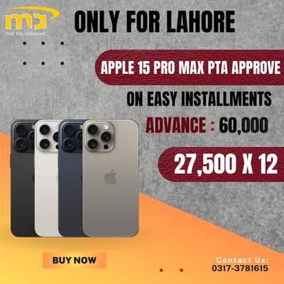 Apple iPhone 15 Pro Max Pta On Installments
