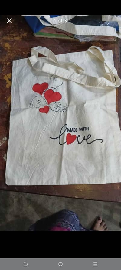 Hand Embroidered Tote Bags