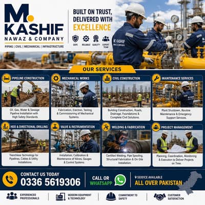 Professional Gas & Water Pipeline Installation Services in Islamabad