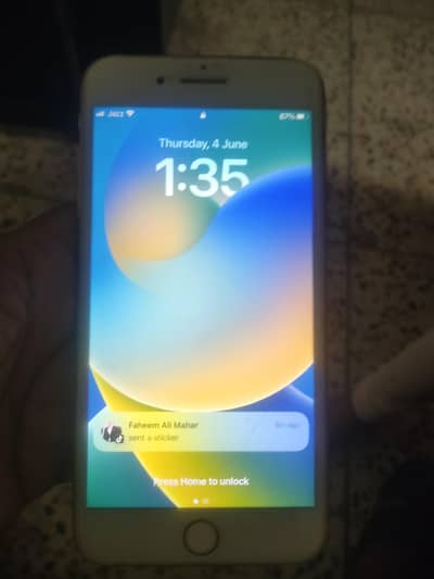 I phone 8 plus 64gb 10by 9