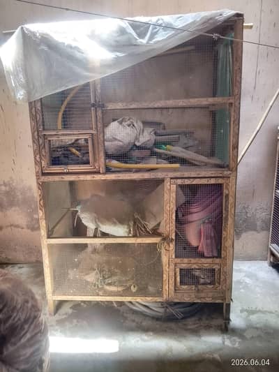Wooden cage