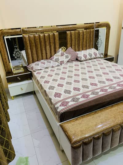 Bed Room set Latest Design glass sheet high quality