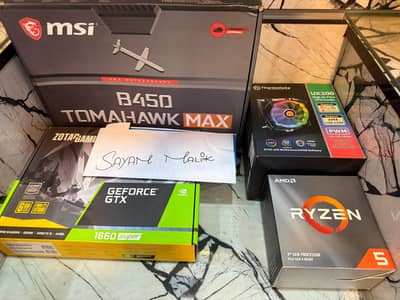 Gaming PC Full Build Ryzen 5 3600 + GTX 1660 Super + 16GB RGB RAM