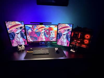 High-End Gaming & Streaming PC RTX 3070 Ti + 3 Monitors