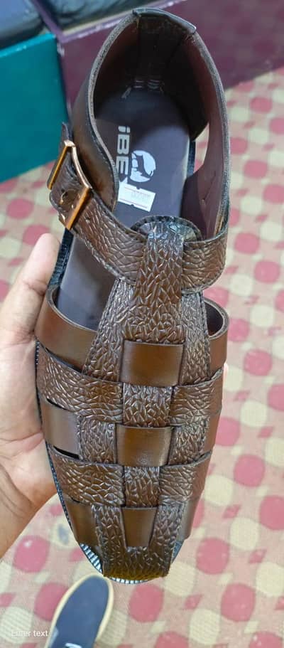 Stylish Brown Leather Sandal for Men