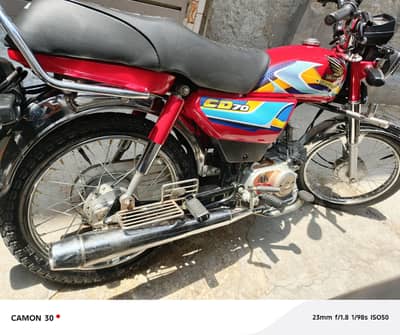 Honda CD 70 2022 model 2021 registered lahore