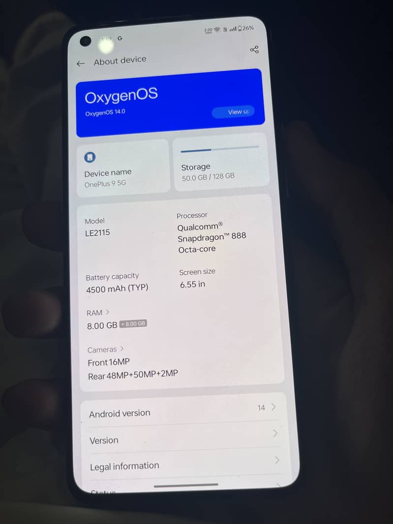 oneplus 9 7