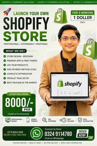 Shopify store design