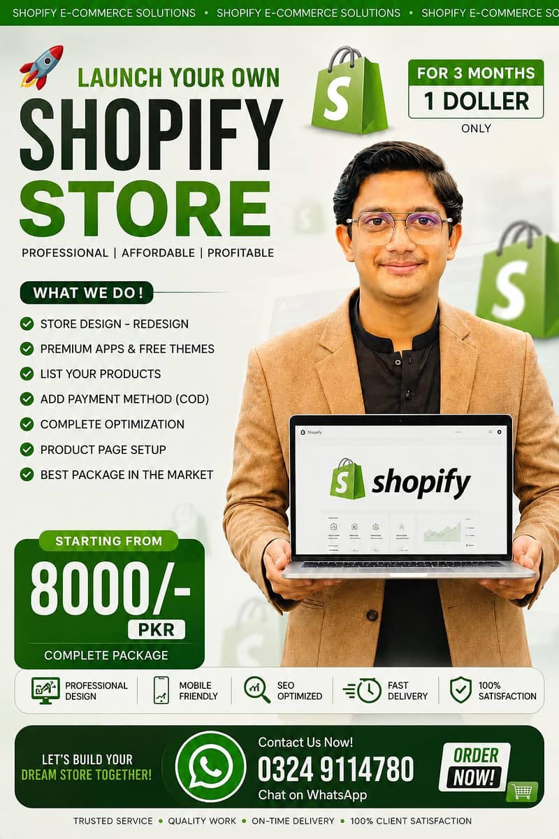Shopify store design 0