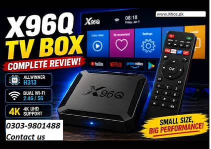 Android Smart tv Box  & voice remote Mxq x96q iptv Game stick any cast