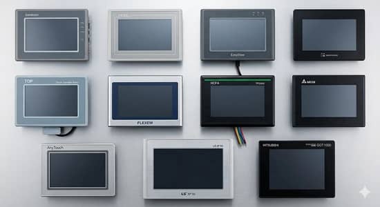 MCGS HMI , Weinteck, Weinview, Delta, Xinje, Top, Proface, HCFA, HMI