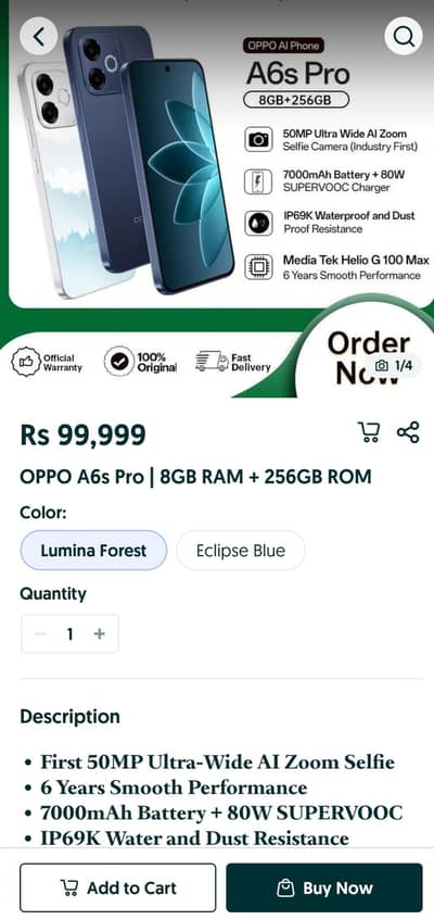OPPO A6s