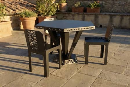 CNC METAL OUTDOOR FURNITURE