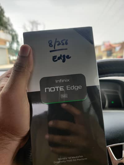 Infinix note edge box pack