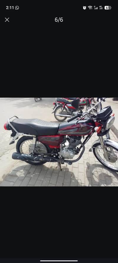 Honda cg 125 2015 model register in 2017
