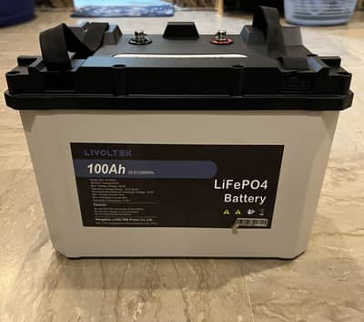 LIVOLTEK 100Ah LiFePO4 Battery 25.6V 2560Wh