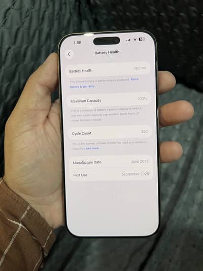Apple iPhone 16 pro max non pta 2 months sim time
