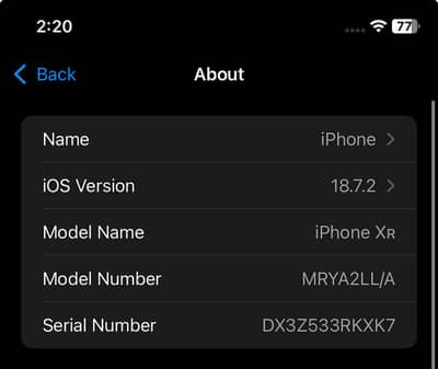 Apple iPhone XR