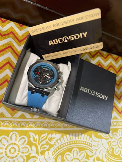 AOCASDIY Luminous Waterproof Chronograph Watch
