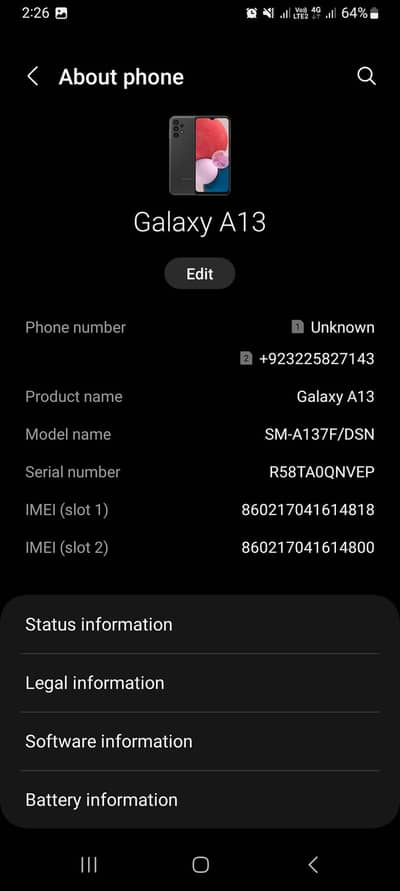 good condition inported h. . Two mobiles. A12 and A13