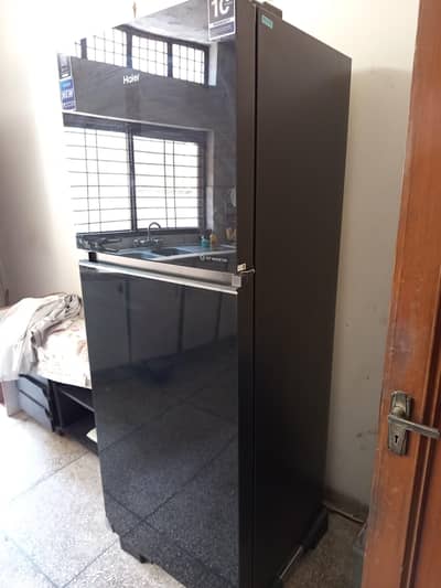 like new 2 months old Haier refrigerator HRF-458TIFBIU1 IOT Black