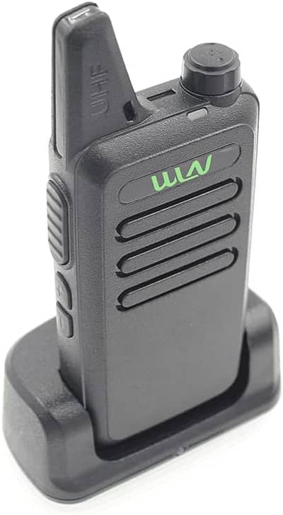 WLV Mini Walkie Talkie–Compact Long Range Two-Way Radio walkie talkie
